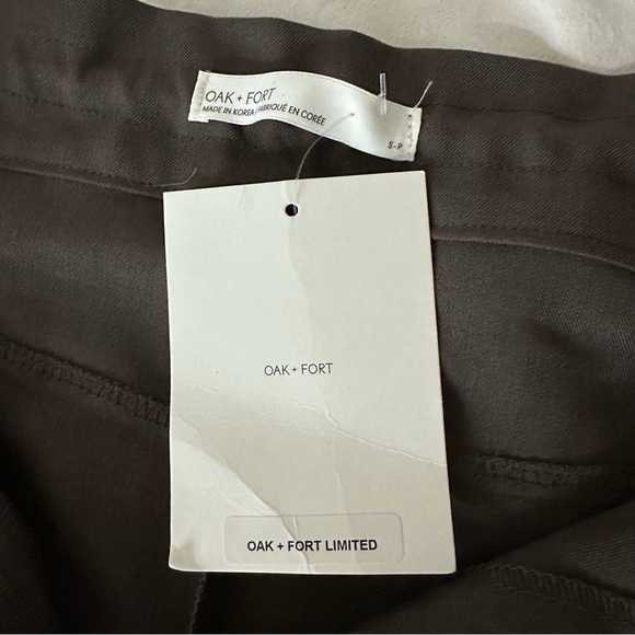 💎oak + fort limited edition pleated wide leg trousers💎 - Picture 2 of 5